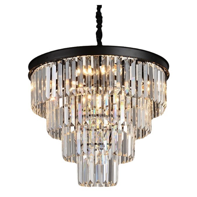 Suministro transfronterizo candelabro de dormitorio de techo americano candelabro de cristal americano transfronterizo candelabro de dormitorio de varias capas