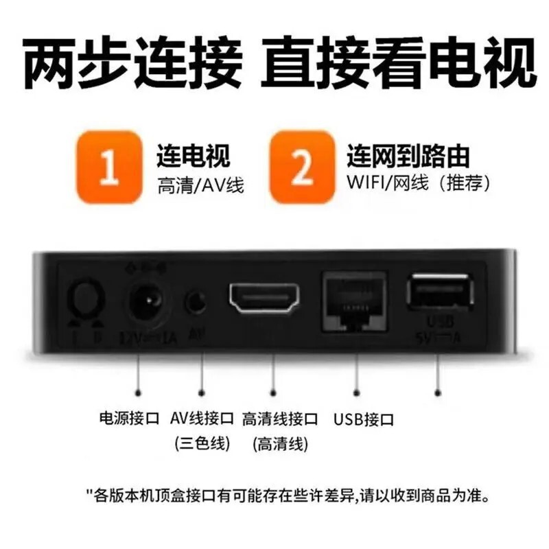 华机顶盒全网通网络电视盒子无广告全部免费看4k高清5Gwifi投屏|undefined