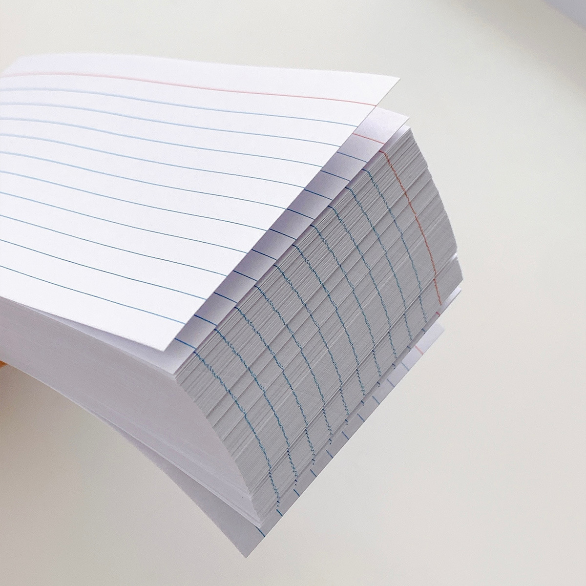 Tarjeta de índice estadounidense papel de nota estudiante examen de ingreso de posgrado libro de vocabulario en inglés 3 pulgadas 3 × 5 Tarjeta de índice libro de línea horizontal