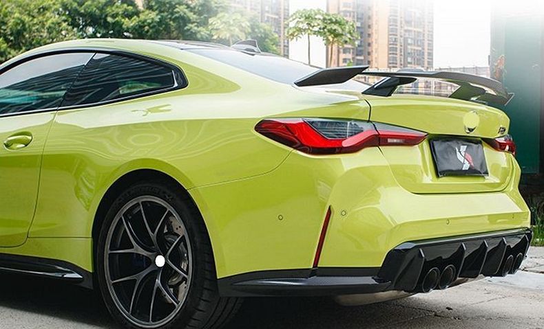 Suitable for Bmw, Audi and Mercedes-Benz Carbon Fiber Car Modification Large Rear Wing and Decorative Three-Catch Universal Aircraft Wing