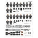 M8003 Military Special Police Building Block Figure 20 Set Small Particle Assembly Figure Boys Toy Bag Generation