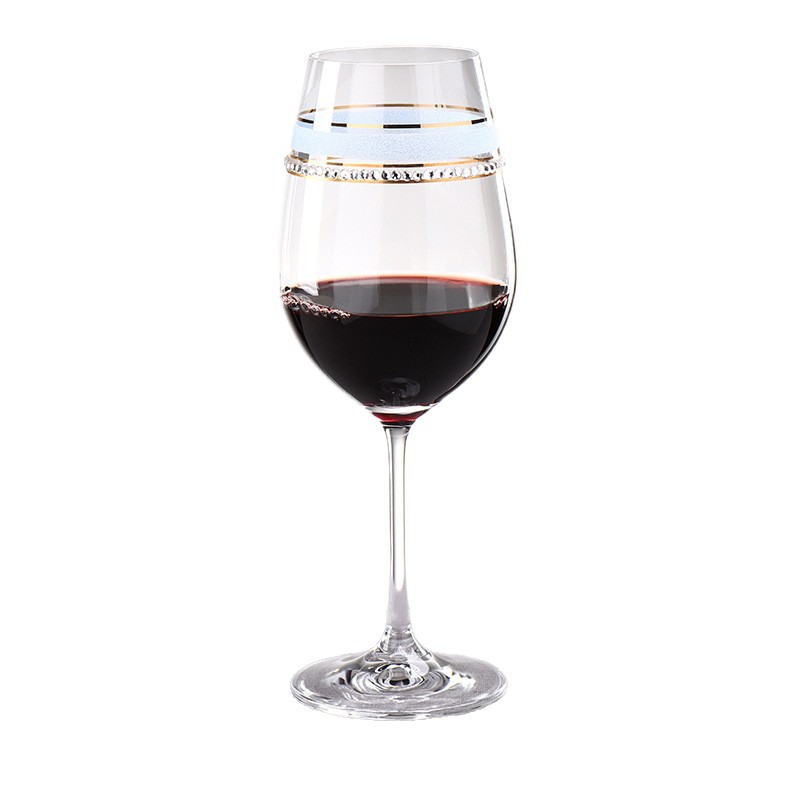 Checo Lexus importa la creatividad europea de lujo ligero sin plomo taza de cristal nueva taza de vino de uva de colores taza ligera
