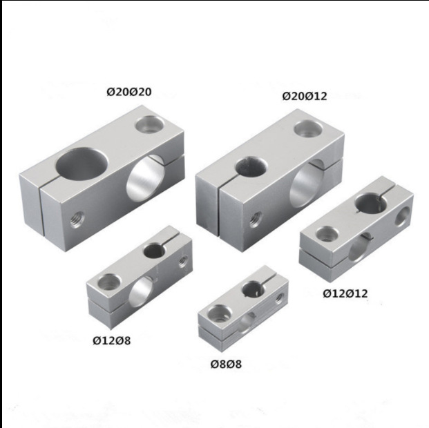 光轴新款交叉同径十字夹座块固定铝条圆柱连接件头支架支柱铁通