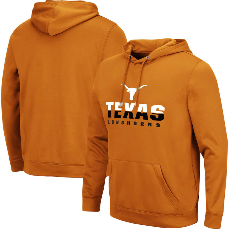 Foreign Trade Ncaa American University Texas Horns Sports Hoodie Cross-Border Casual Pullover Sweatshirt for Men