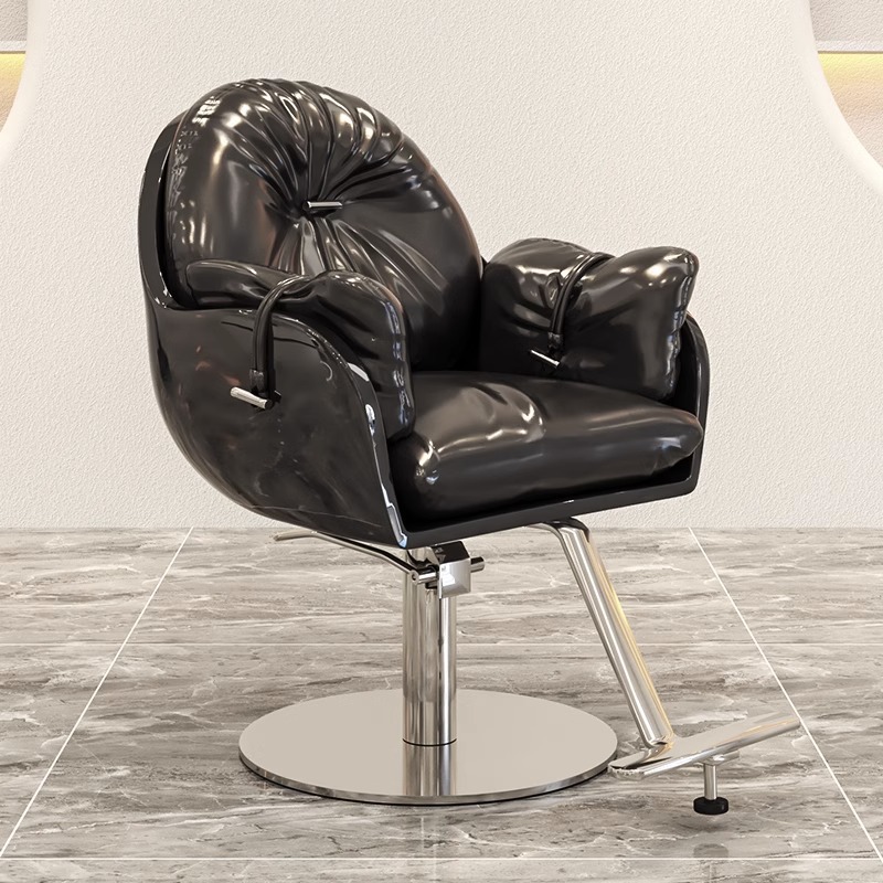 Internet celebridad peluquería Silla de pelo taburete peluquería especial de gama alta Silla de corte de pelo teñido en caliente nueva silla de cuidado del cabello simple