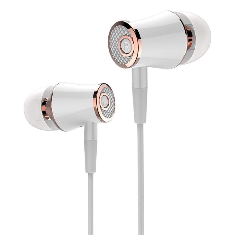 Lanston R21 bajo pesado en la oreja los auriculares de control de alambre con micrófono estéreo ordenador teléfono móvil auriculares con cable