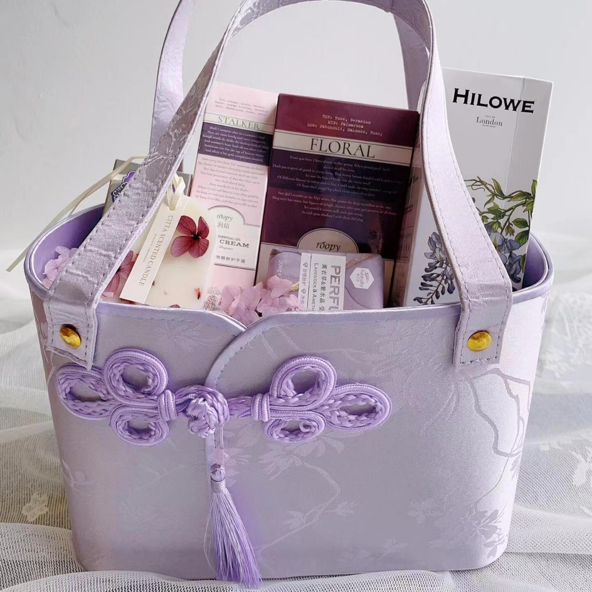 Nueva caja de regalo de estilo chino, dama de honor, grupo de hermanas de boda, caja de regalo vacía, canasta de flores, canasta de flores, caja de regalo de viento