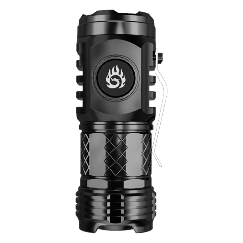 Transfronterizo nueva luz fuerte de tres ojos monstruo linterna brillante Wick hogar portátil multi-funcional al aire libre linterna LED