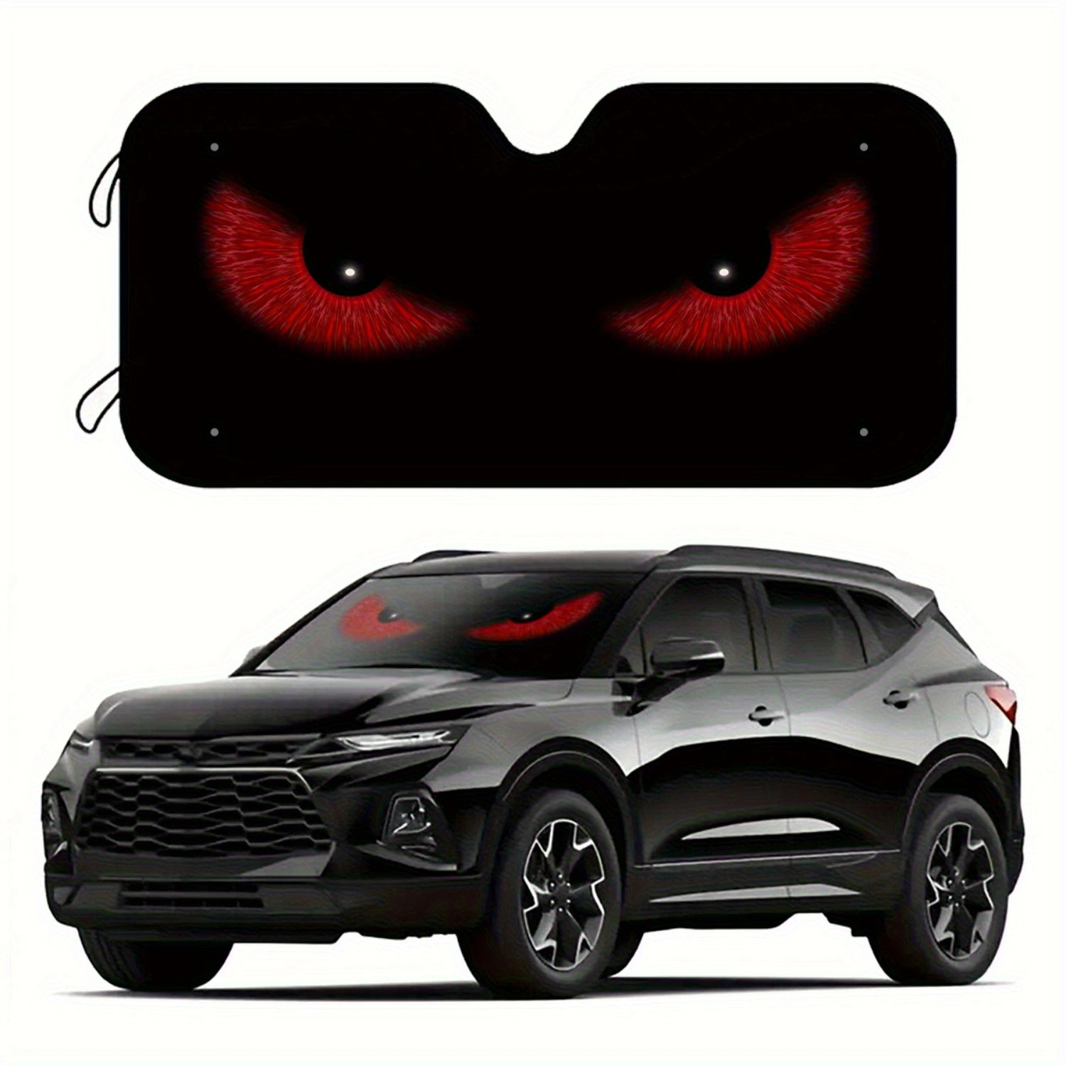Cross-Border Hot-Selling Front Windshield Heat-Insulating Sunshade Car Universal Aluminum Foil Sunshade Easy to Install and Store