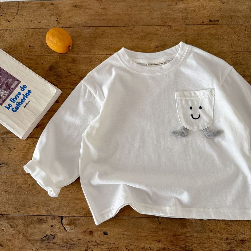 在庫あり長袖子供用Tシャツ2025秋冬韓国風カジュアルベビー半袖男の子かわいいボトムシャツ男の子と女の子用|undefined