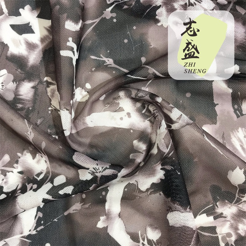 40D涤氨高弹面料 设计师推荐 压褶裙婚纱装紧身衣数码印花布厂家