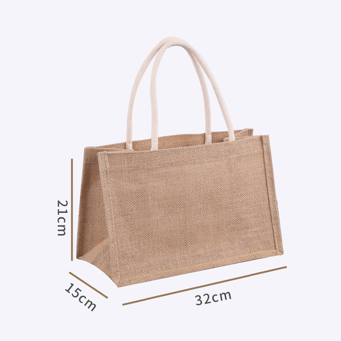 Bolsas de lino retrógradas en blanco pintadas bolsas de lino de gran capacidad personalizadas simples bolsas de lino de mano personalizadas