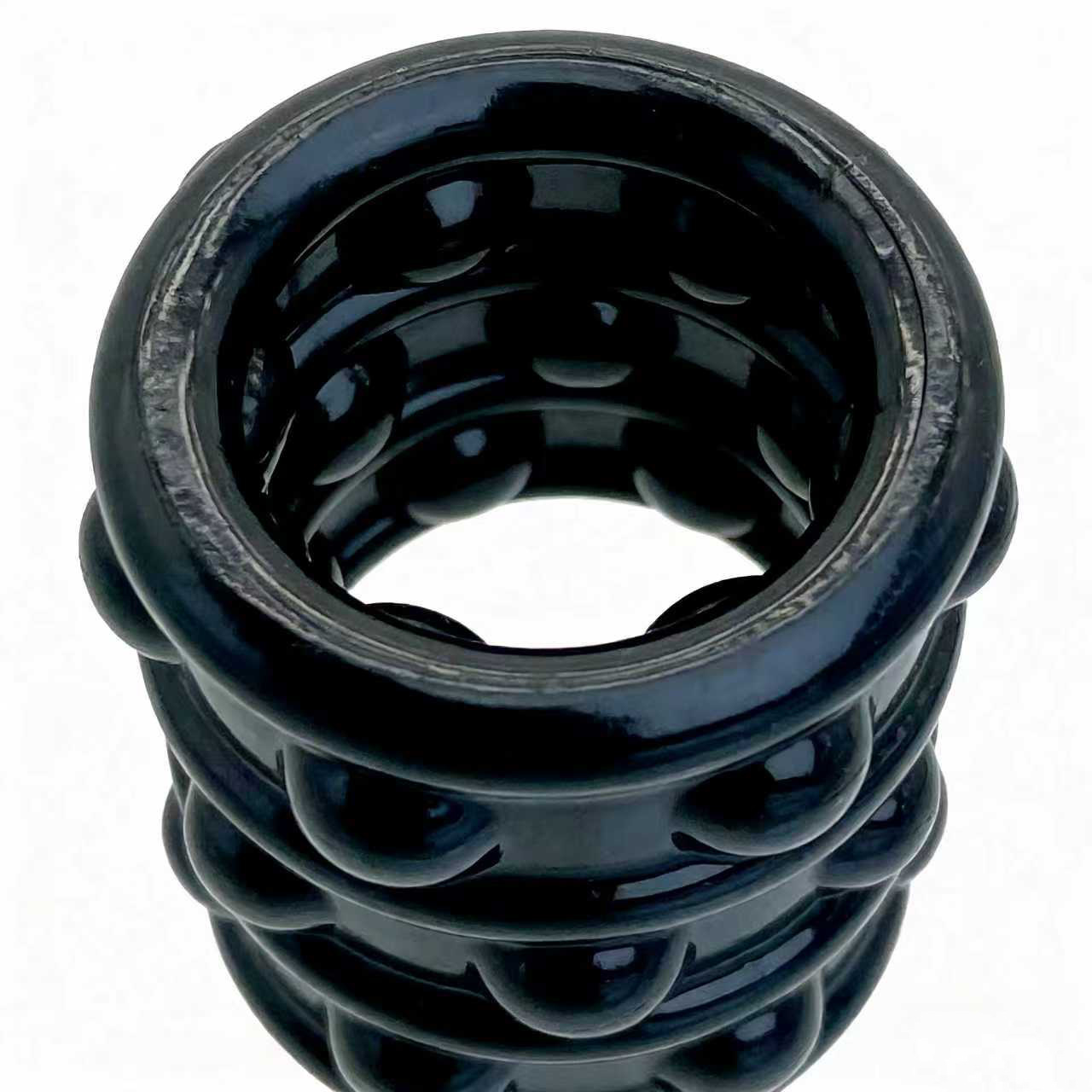 Egg-Shaped Locking Ring, Multi-Layer TPE Delay Ring, Soft Elastic Scrotal Restraint, Yellow Large — detail image 9
