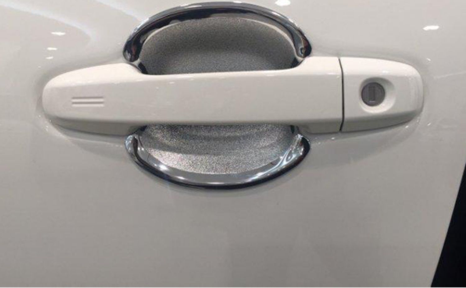 Suitable for 15-22 Sienta170 Series Handle Door Bowl Modified Exterior Electroplated Carbon Brazing Door Handle Decorative Sticker