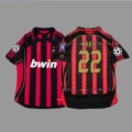 06-07 UCL Champions AC Home #22 Kaká + Patch