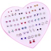 South Korean goods, plastic resin, earrings, set, jewelry, accessory, 36 pair