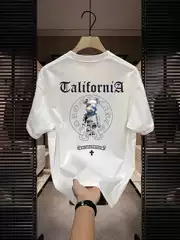 2025 Summer Blockbuster New Short-Sleeved T-Shirt for Young Men and Women Ins Trendy Brand Street Loose Tops