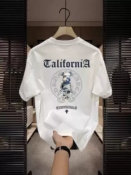 2025 Summer Blockbuster New Short-Sleeved T-Shirt for Young Men and Women Ins Trendy Brand Street Loose Tops