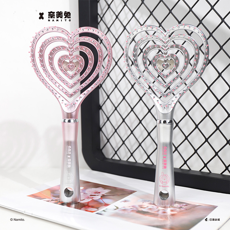 New Nami Rabbit Love Magic Massage Comb, Dry and Wet Dual Use, Air Combing Comb for Students, Girls, Home Use Anti-static Hair Styling Comb