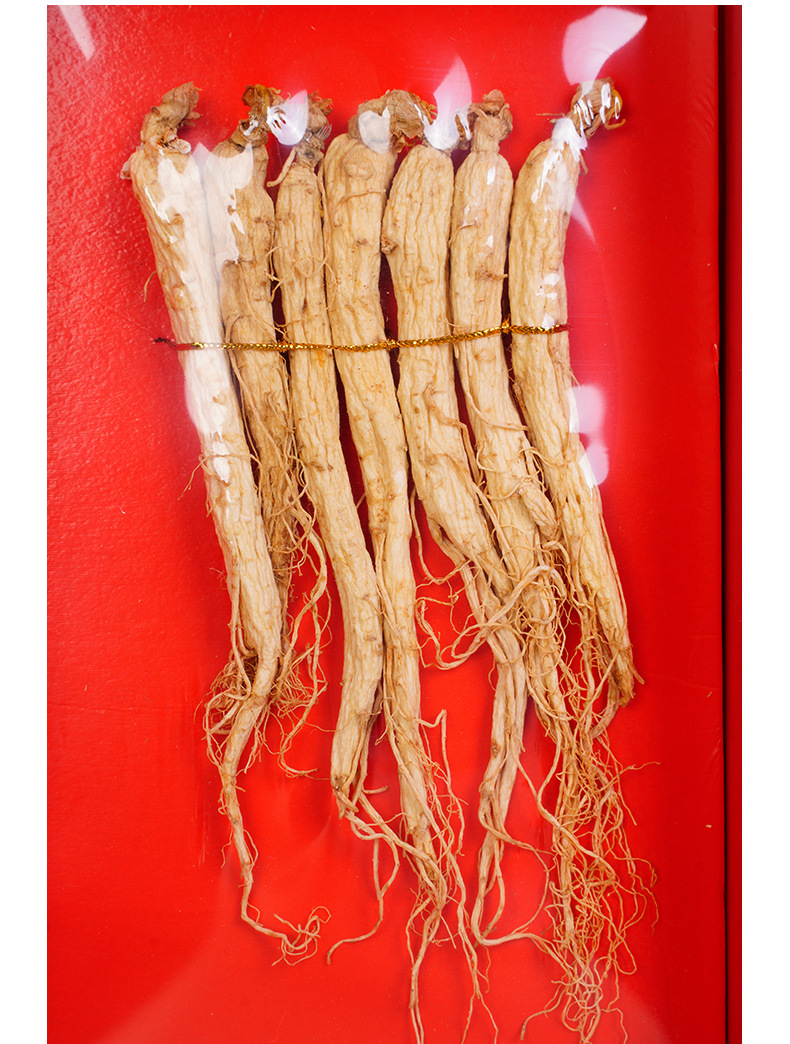 Organic Dried Ginseng Sun-Dried Root Gift Box Changbai Mountain 5-4 Year 40g specifications