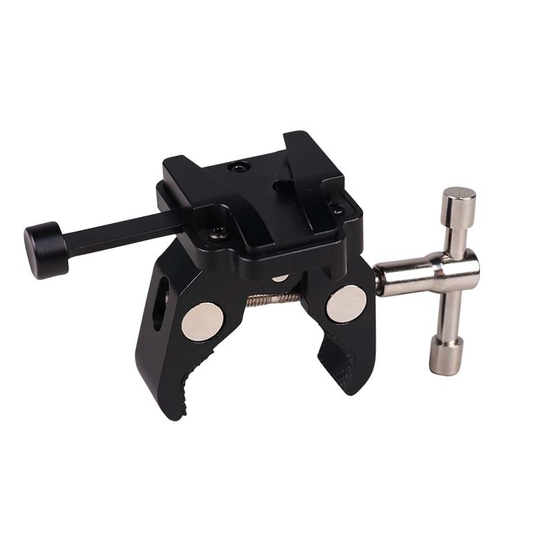 Abrazadera en forma de Q Abrazadera de tubo redonda de escritorio en forma de U Abrazadera fuerte multifuncional Mano extraña Alicates de Nariz de águila Mano mágica Abrazadera de cangrejo grande de tamaño pequeño