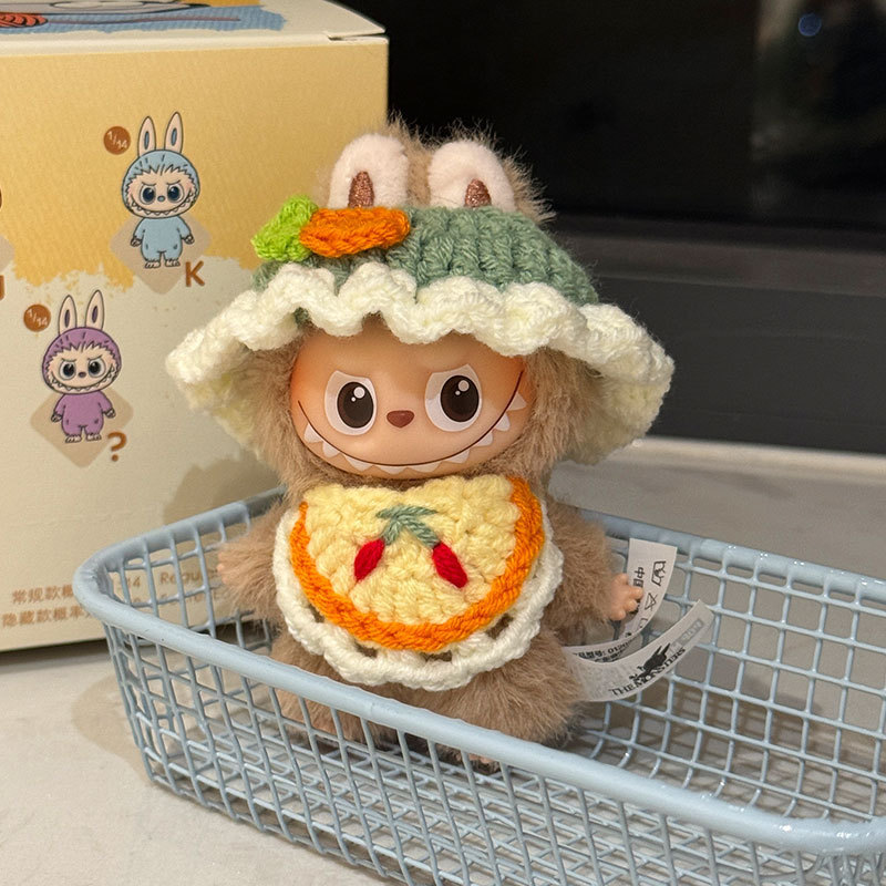labubu4.0心底密码娃衣拉布布四代衣服帽子手工可爱装饰玩偶配饰|undefined
