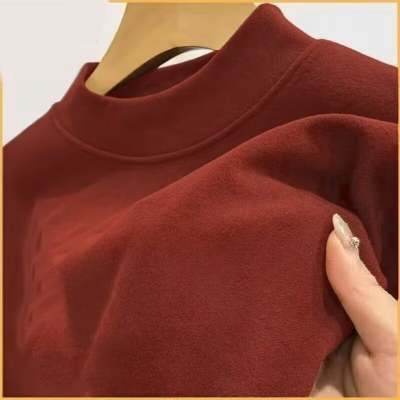 Red, high collar