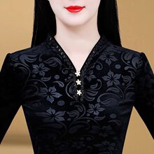 洋气打底衫女春秋2025新款黑色显瘦小衫气质长袖妈妈百搭上衣