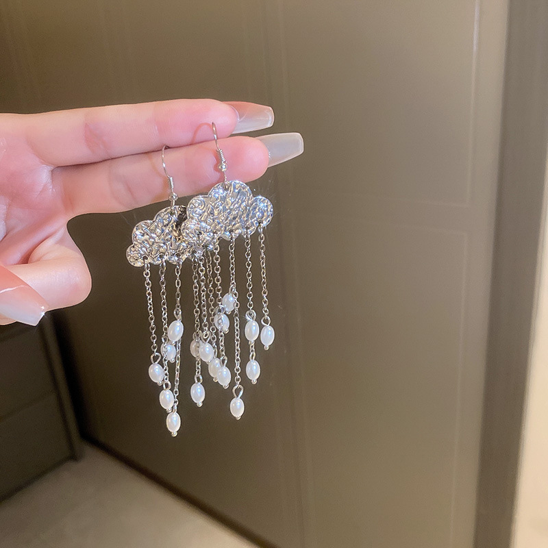 38g Weight Artificial Pearls, Zircon Inlay Material Drop Earrings Classification 1 Pair Quantity Daily Occasion Copper Material Heart Shape, Flower, Bow Knot Pattern Women'S Gender Plating Design Fashion Style 1 Pair Fashion Heart Shape Flower Bow Knot Copper Plating Artificial Pearls Zircon Drop Earrings 19