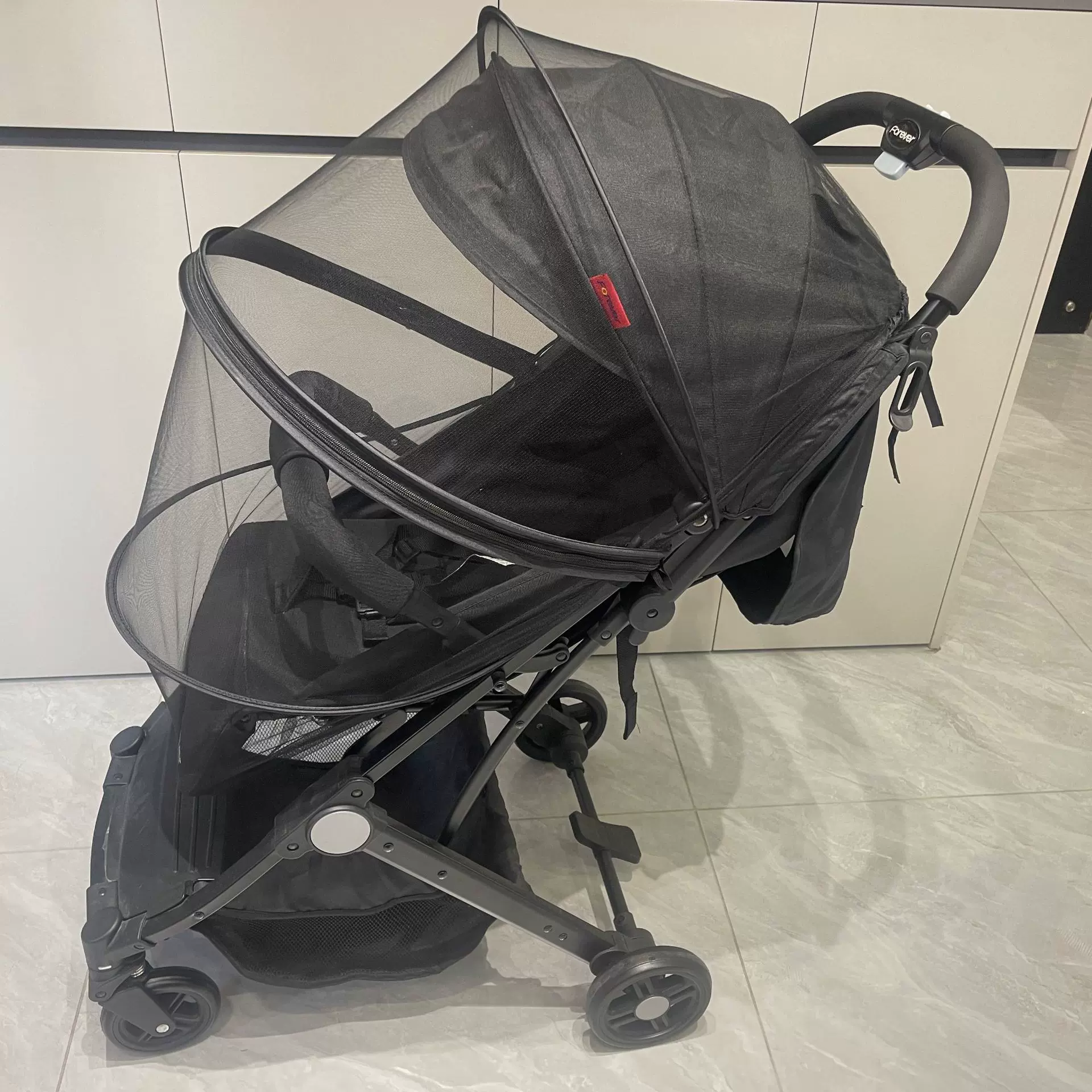 婴儿车蚊帐全罩式通用加密高景观手推车防蚊帐宝宝伞车蚊帐夏天