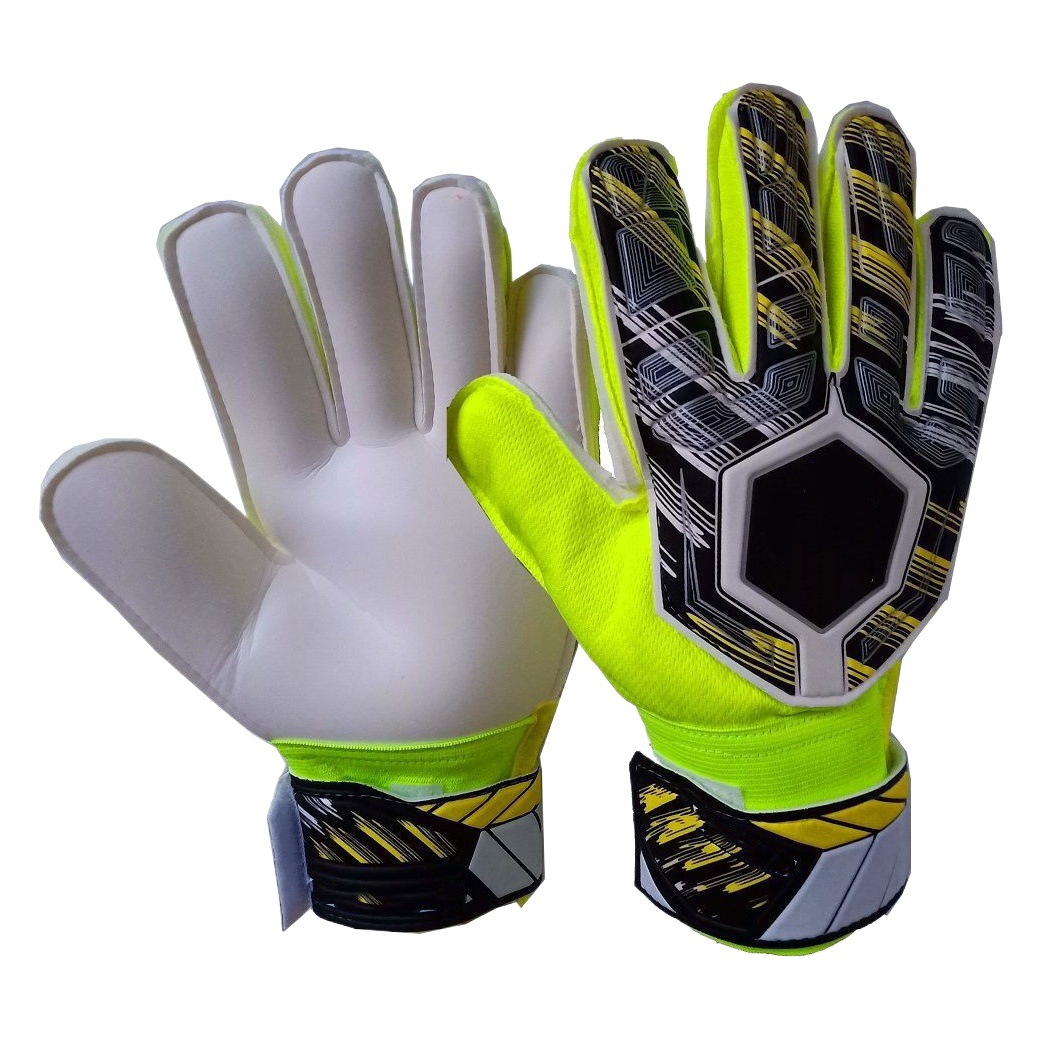 Professional training gloves football primary and secondary school students goalkeeper competition children's non-slip goalkeeper gloves with latex finger guard