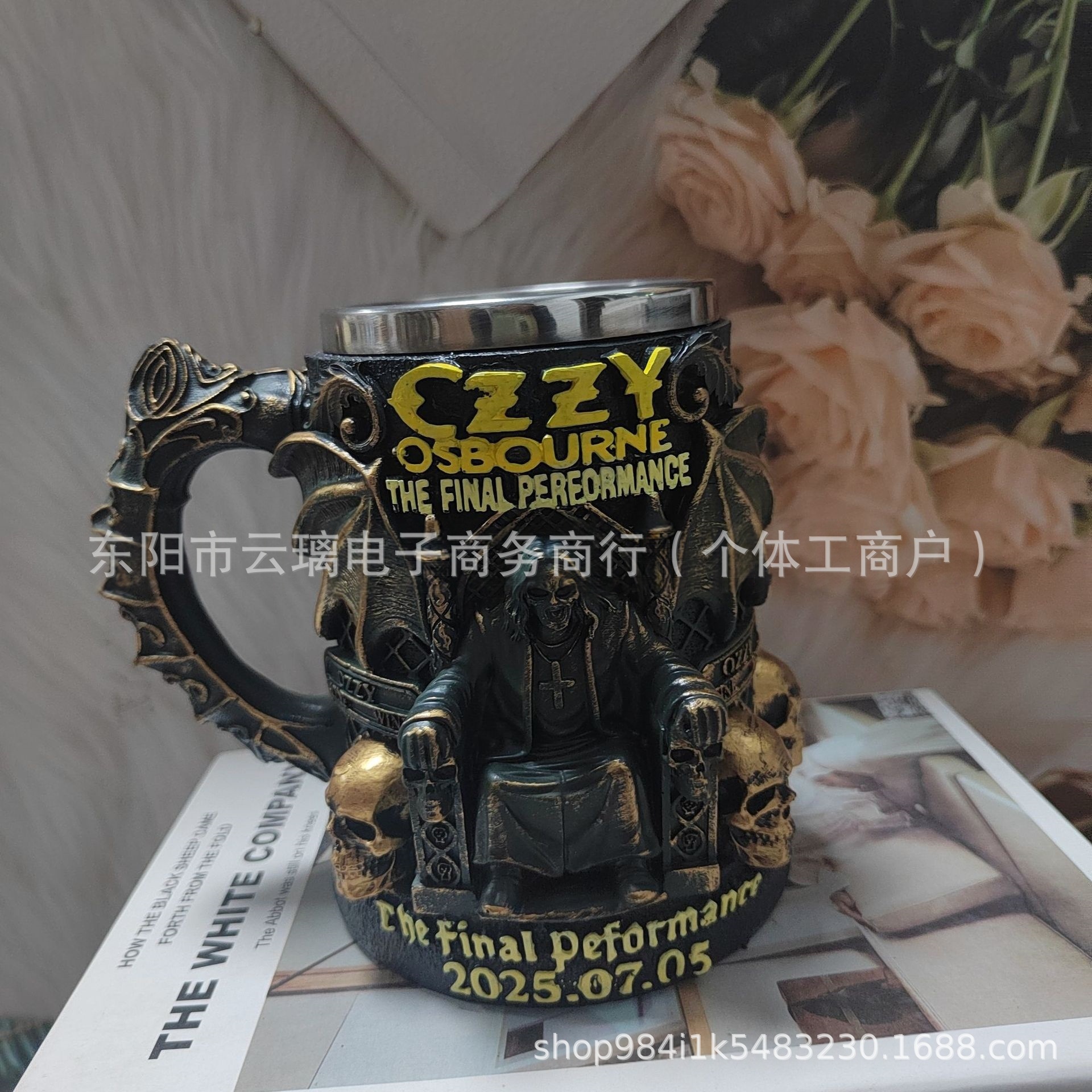 Nuevos productos de taza transfronteriza, estaciones independientes, nuevos productos de resina de barra irlandesa con forro interno, adornos de taza