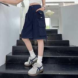 女童短裤夏季薄款女大童五分裤儿童工装裤12岁女孩初中生夏天中裤