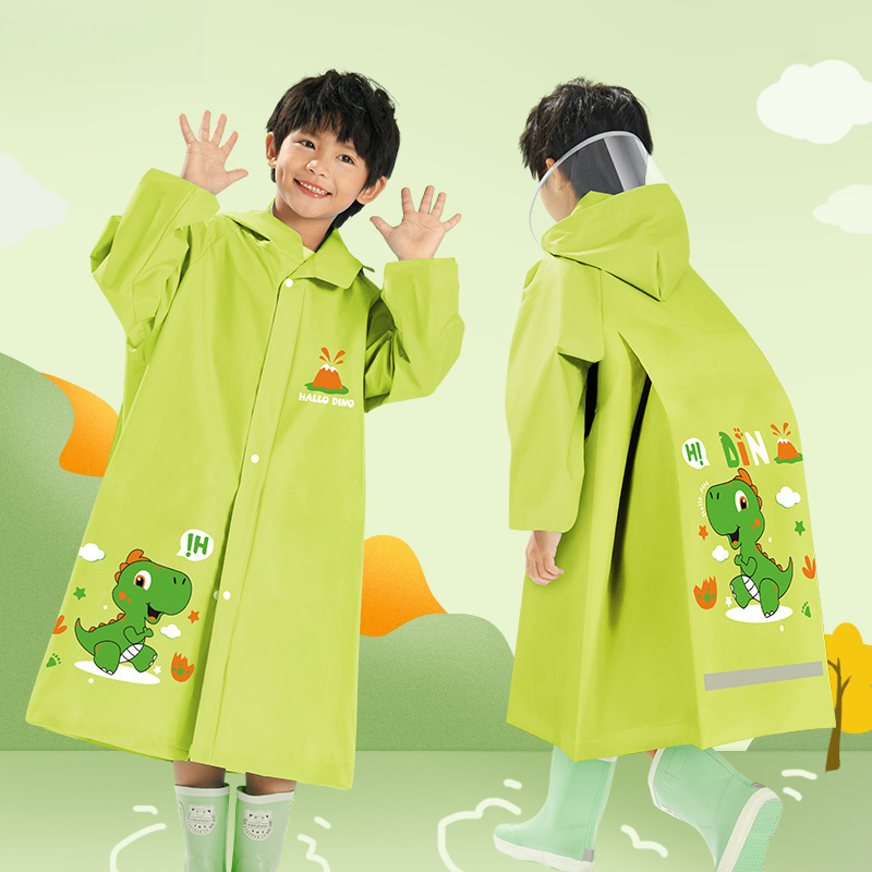 Children's raincoats, new styles for boys and girls, full-body waterproof raincoats with a backpack compartment, suitable for students to wear to school Children's raincoats, new styles for boys and girls, full-body waterproof raincoats with a backpack compartment, suitable for students to wear to school