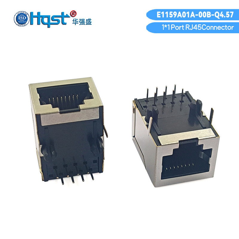 Rj45 Long Model Without Light, Shielded Front Foot 4.57 Network Connector Socket E1159A01A-00B-Q4.57 Rj45 Long Model Without Light, Shielded Front Foot 4.57 Network Connector Socket E1159A01A-00B-Q4.57