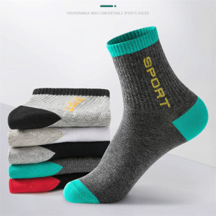 Socks Men's Odor-proof Sports Socks Spring and Autumn Short Socks Breathable Winter Long Socks Men's Socks Long Socks Students