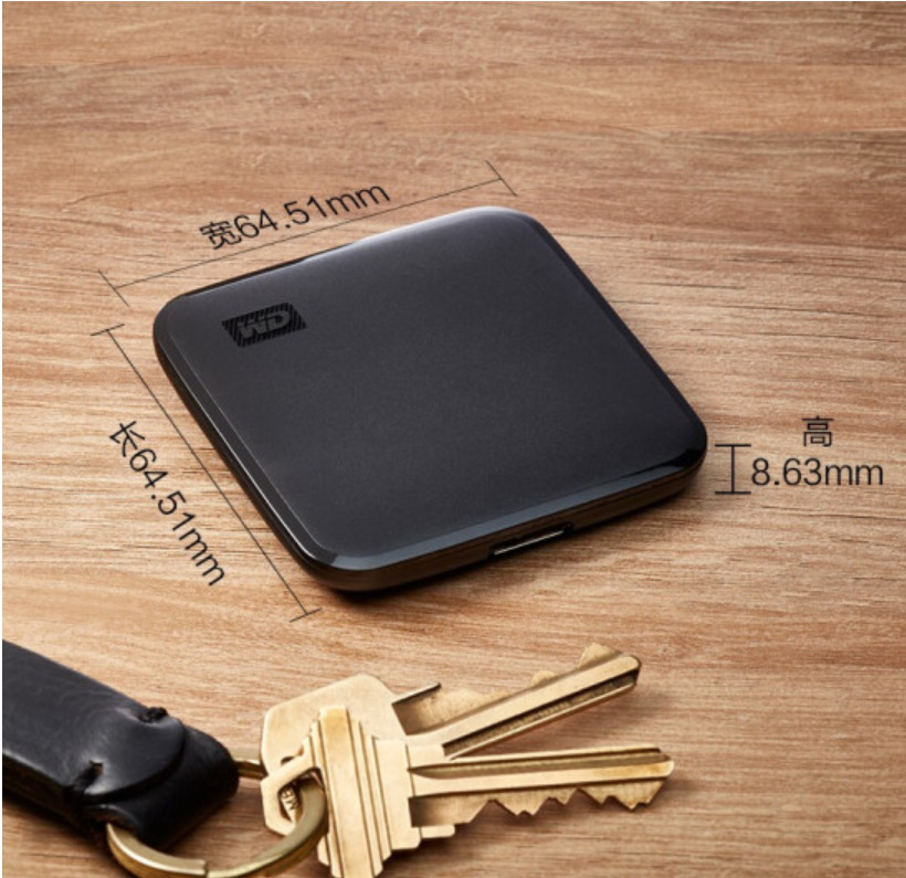 WD Western Digital Mobile Solid State Drive SE New Element 480G 1TB 2TB High Speed ​​USB3.2 Mini Compact PSSD