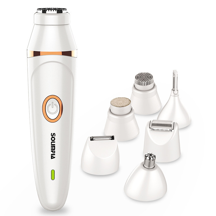 Seven-in-one women's hair removal instrument multi-function shaving machine body washing shaving shaver eyebrow trimmer suit Seven-in-one women's hair removal instrument multi-function shaving machine body washing shaving shaver eyebrow trimmer suit