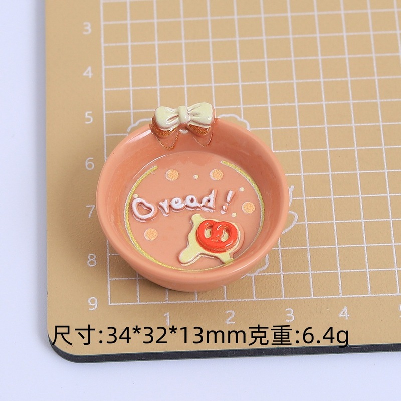 可爱领结盘子食玩卡通手工diy饰品配件奶油胶树脂小配件材料批发|undefined