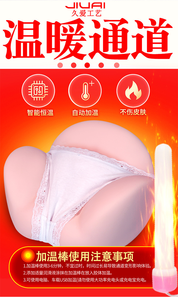 Male Masturbation Inverted Mold with Vaginal and Buttocks Design, TPE, Manual Use — detail image 8