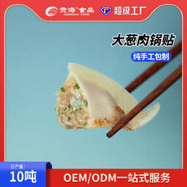 猪肉大葱锅贴速冻食品半成品早餐蒸煎饺子批发商用厂家水饺面点