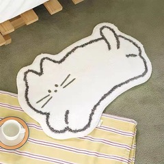 Cartoon living room sofa coffee table small carpet simple bedroom bedside floor mat bathroom door absorbent foot mat bay window mat