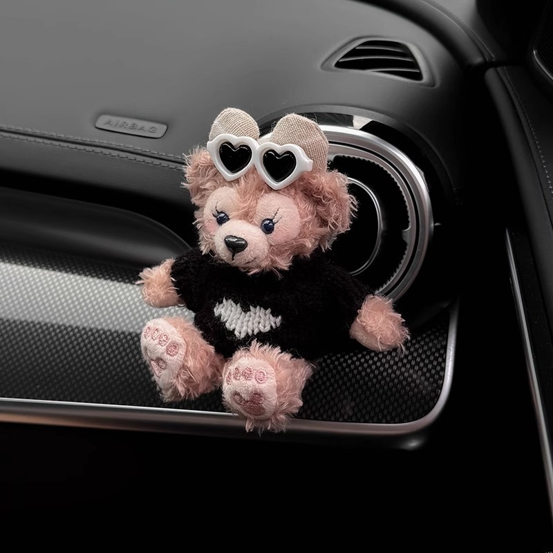 Aromaterapia para automóvil Decoración de salida de aire acondicionado para automóvil 2024 Nuevo estilo Shirley Mei Adornos lindos Fragancia para automóvil Mujer