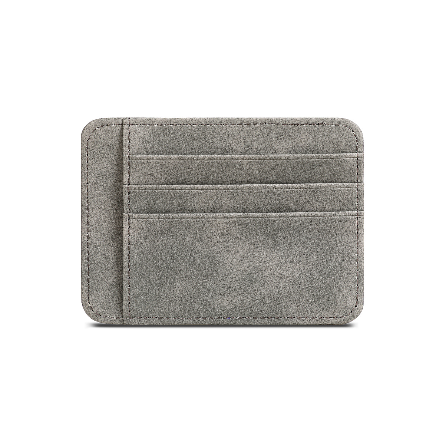 Bolsa de tarjetas de alta calidad, bolsa de tarjetas de alta calidad, bolsa de tarjetas de alta capacidad, bolsa de tarjetas de cuero de imitación de pu, delgada y compacta