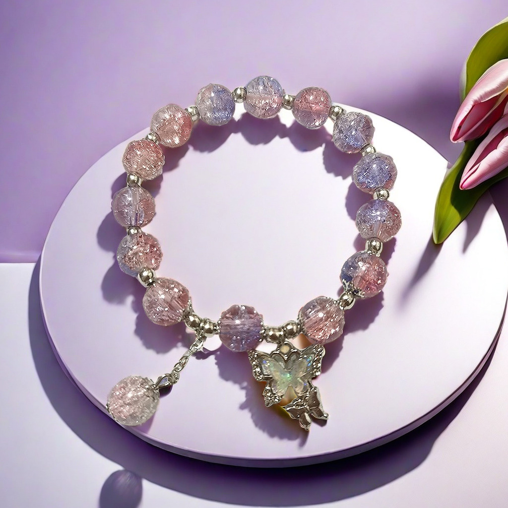 Pulsera de Lirio de los Valles Súper Hada, Promoción Especial 2025, para Mujer, Fresca y Única, Sensación de Alta Gama, Regalo de Pulsera con Cuentas para Mejor Amiga Estudiantil