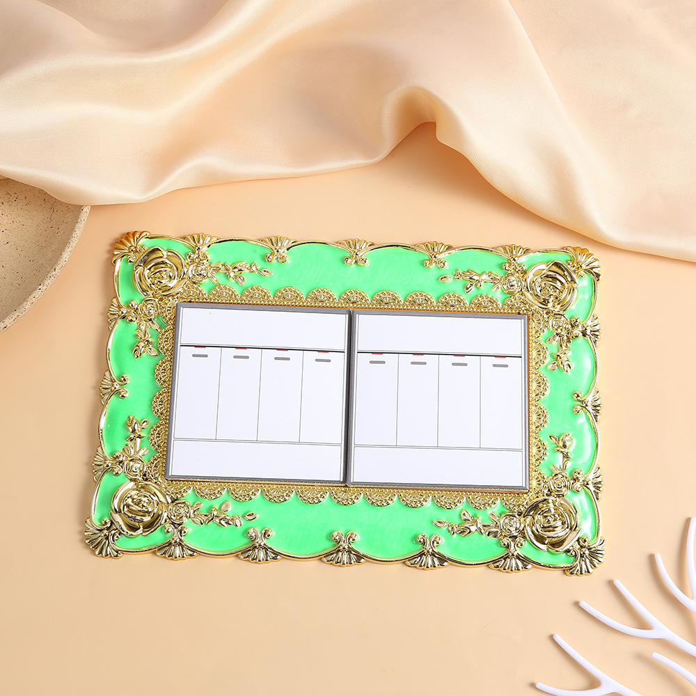 5045-13 금 형광 녹색 더블 오픈