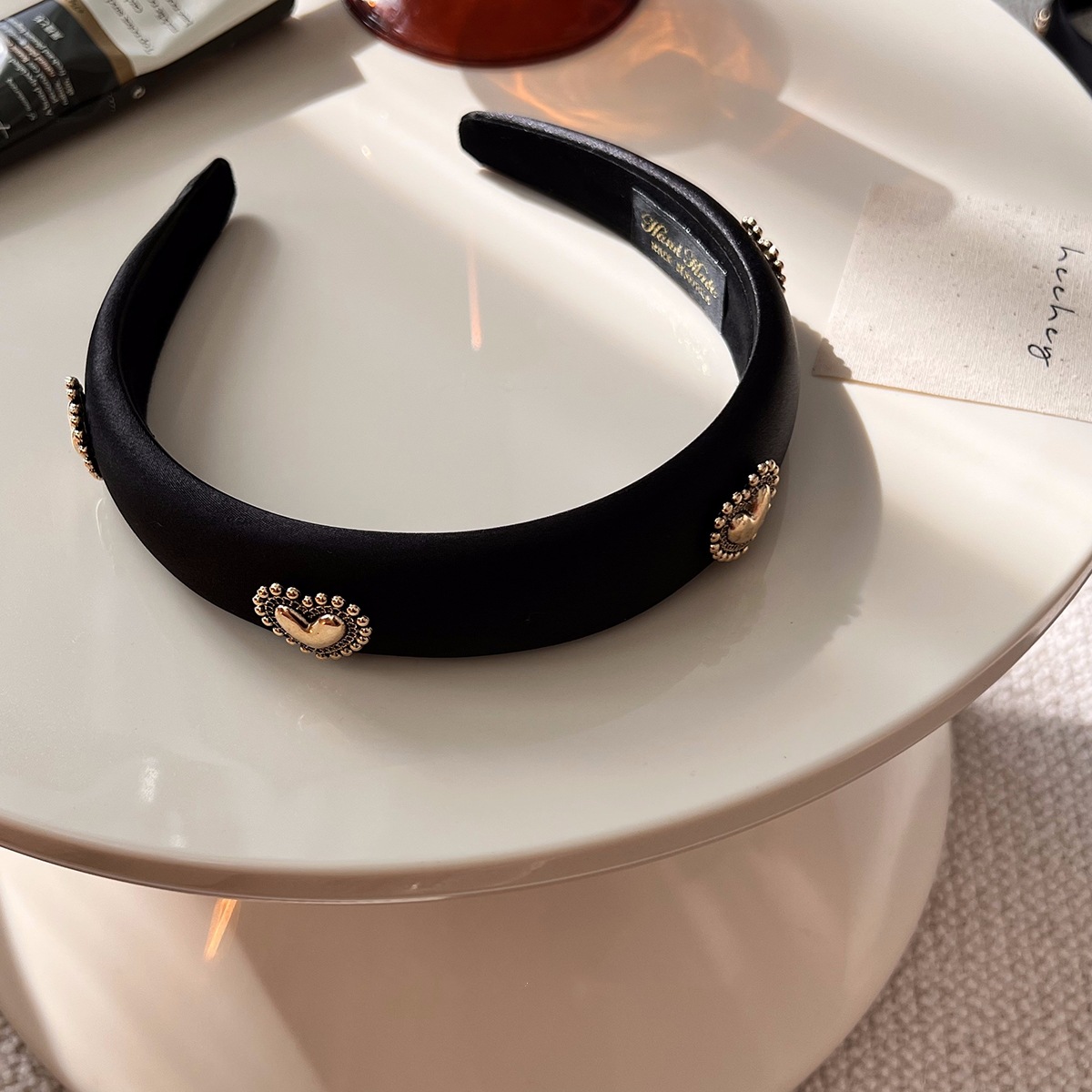 Retro Women'S Heart Shape Handmade Hair Band display picture 7