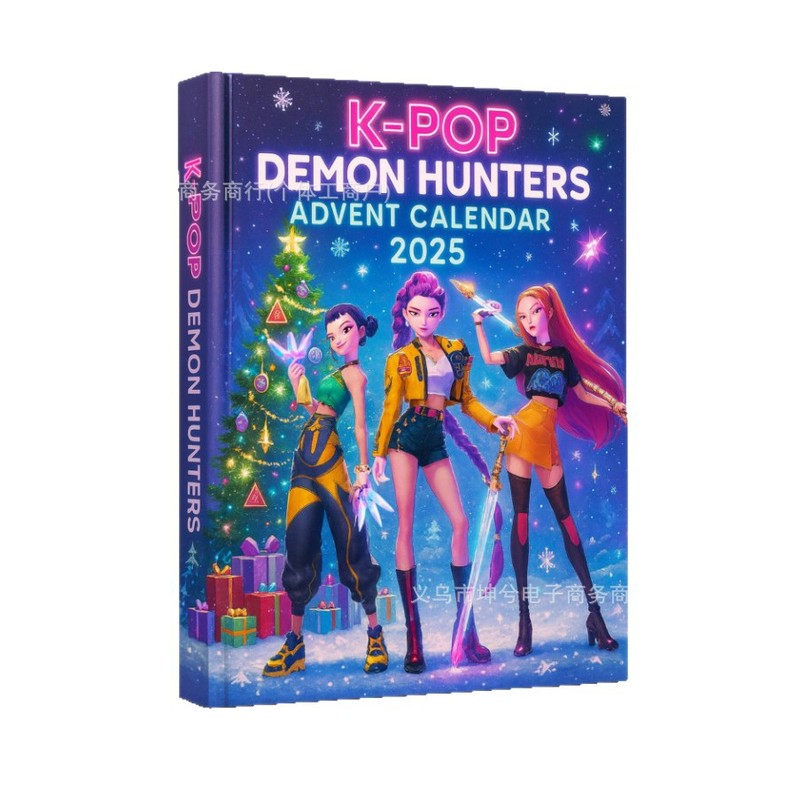 跨境 Kpop Demon Hunters Advent Calendar 2025 猎魔女团盲盒|undefined