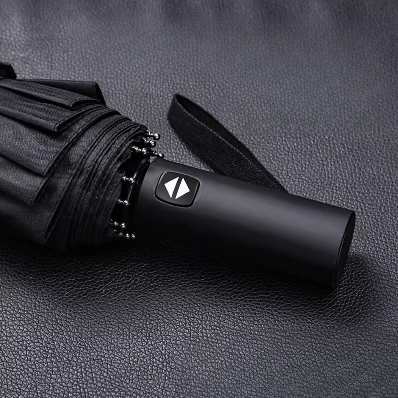 Fully Automatic Umbrella for Men and Women, Foldable Student, Handsome Large Size, Shrinkable, Rain or Shine, Enlarged, Reinforced and Thickened Umbrella