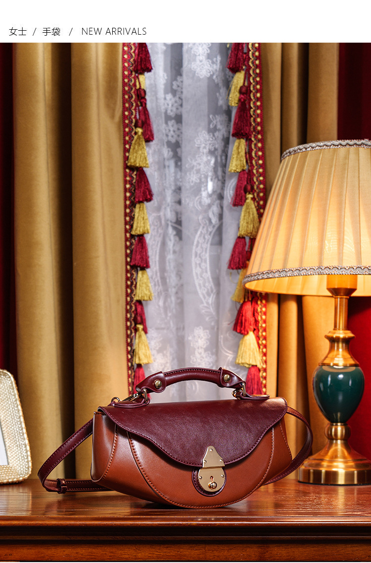 Tide nuevo bolso de barco vintage una vela suave bolso de hombro nicho universal bolso de hombro de mujer